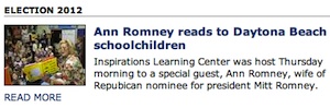 News-Journal front page has Ann Romney